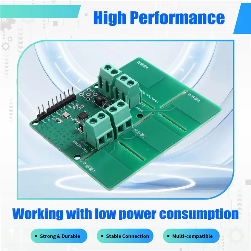 Y45A-Gestures Recognition Expansion Module FDC2214 Capacitance Sensor Module 4-Channel 1PCS