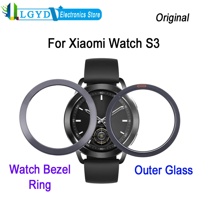 

For Xiaomi Watch S3 Outer Screen Glass / Watch Bezel Ring Replacement Part
