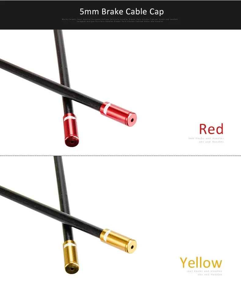 GUB 10 stücke Fahrrad Umschalt Brems Kabel Gehäuse End Kappe CNC Aluminium Legierung MTB Rennrad Schaltwerk Kabel Protector Gehäuse abdeckung – Detail 8