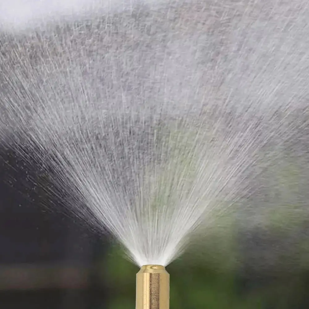 หัวฉีดพ่นยาเกษตรแบบรู 0.8/1.0/1.2/1.5/1.8 มม. แรงดันสูง ปรับได้ ทำจากทองเหลือง/ทองแดง สำหรับใช้ในครัวเรือน