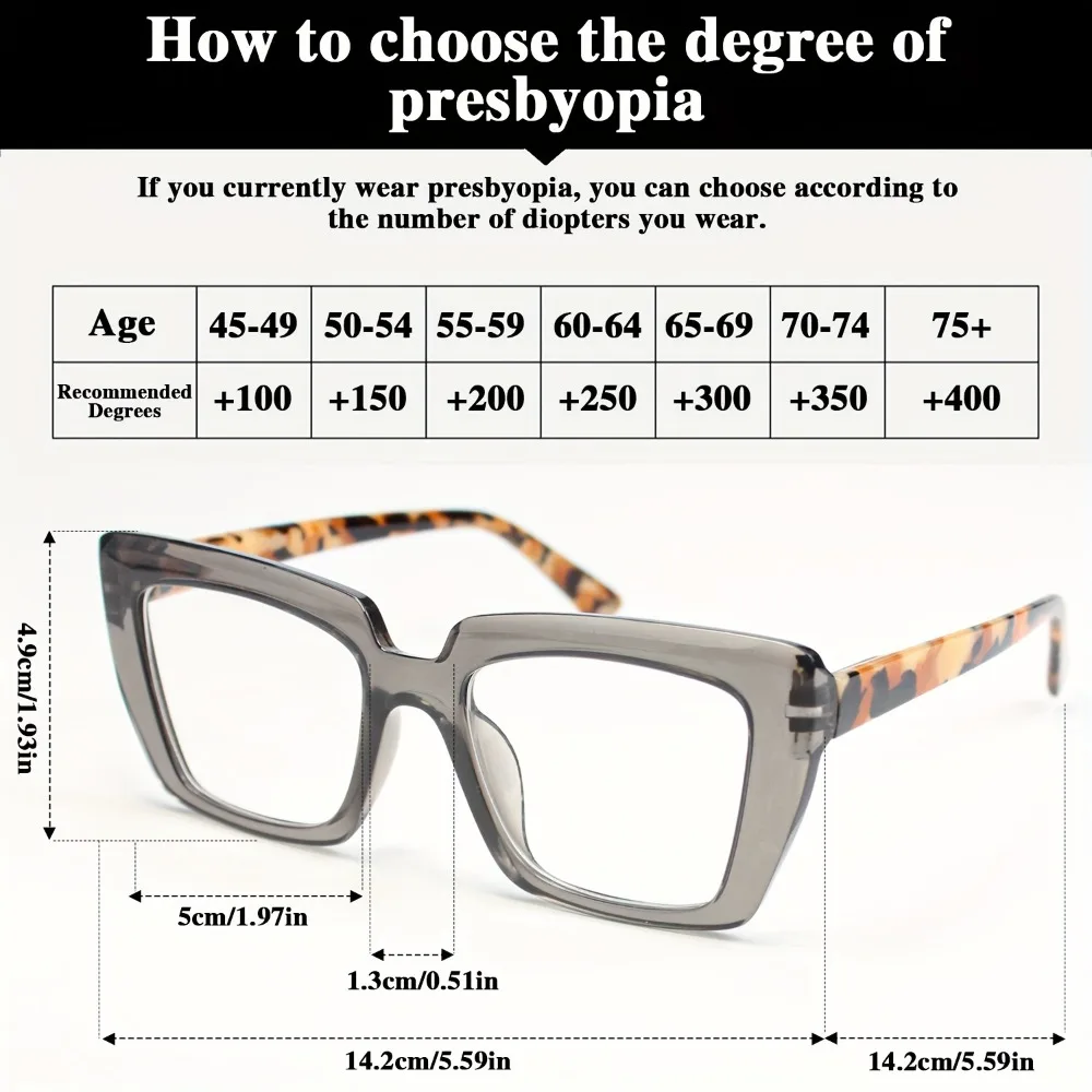 4pcs Retro Trend Women's Reading Glasses with Leopard Print & Tortoiseshell Frames, Comfortable Spring Hinges, PC Lenses, 4 Unique Styles for Daily Fashion & Reading, Reading Accessories, Reading Eyewear, Trendy Frames, Comfortable Hinges