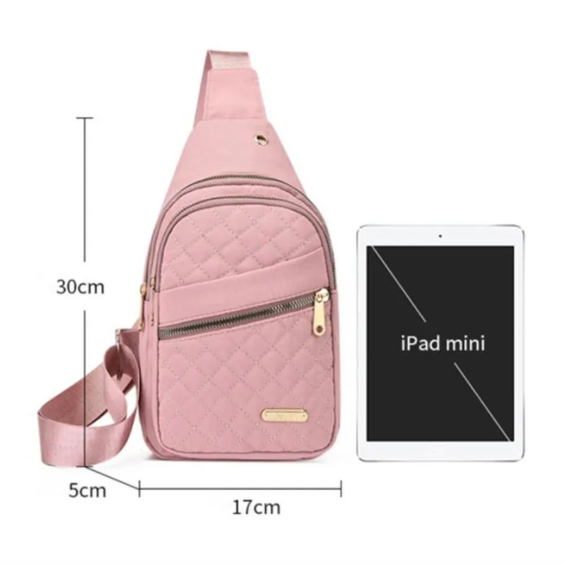 Lightweight & Comfortable Quilted Crossbody Chest Bag, Perfect for Daily Use, Casual Outings & Travel Women Sling Shoulder Purse image 3