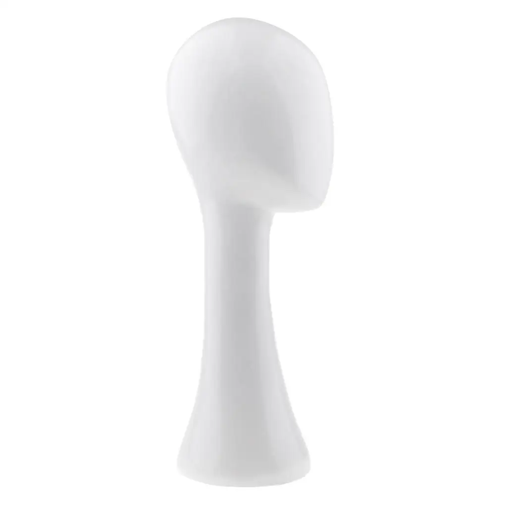 Manikin Head Model Fiberglass Display Stand for Wigs Hats Headphones and Glasses Accessory Store Use