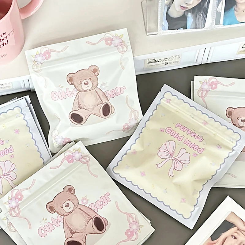 Cartoon Candy Cookies Self Sealing Storage Bag Creative Snack Doll Toy Bag Lucky Gift Bag Surprise Gift Bag 10pcs