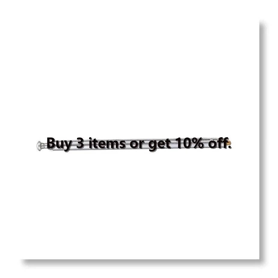 ●RC Model Car 5 Silver 5 Section 3 mm External Threaded Expansion Antenna