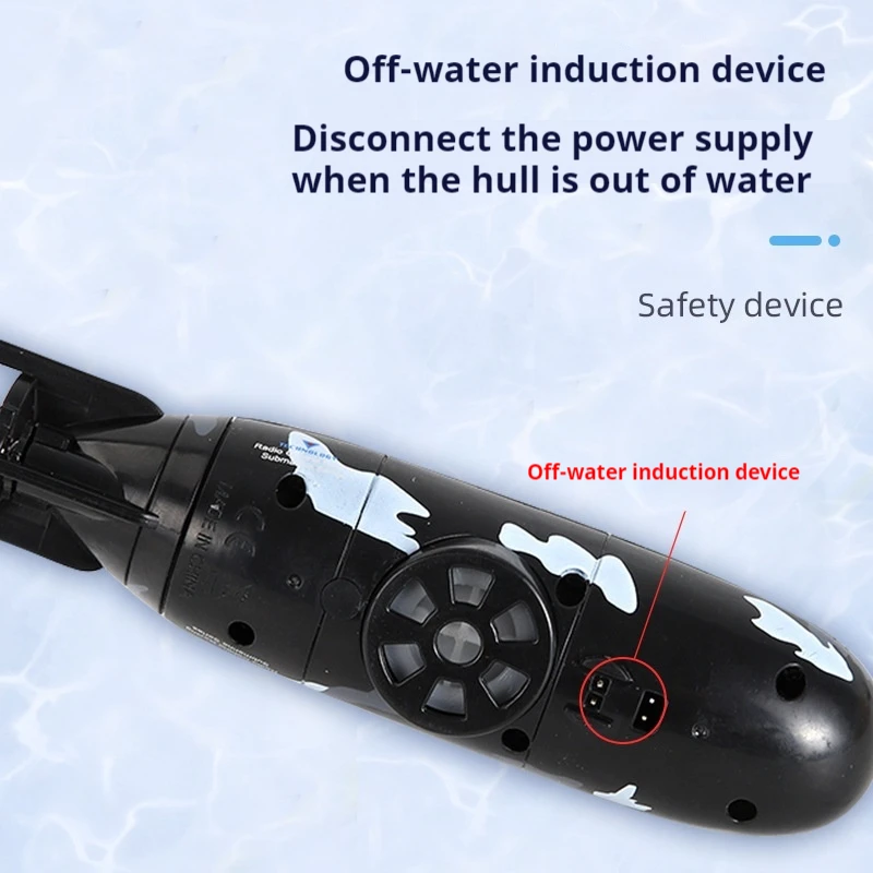 Magic Way 3311 Magic Way Explosion Submarine Remote Control Submarine Nuclear Submarine Mini Remote Control Boat Children'S Gift