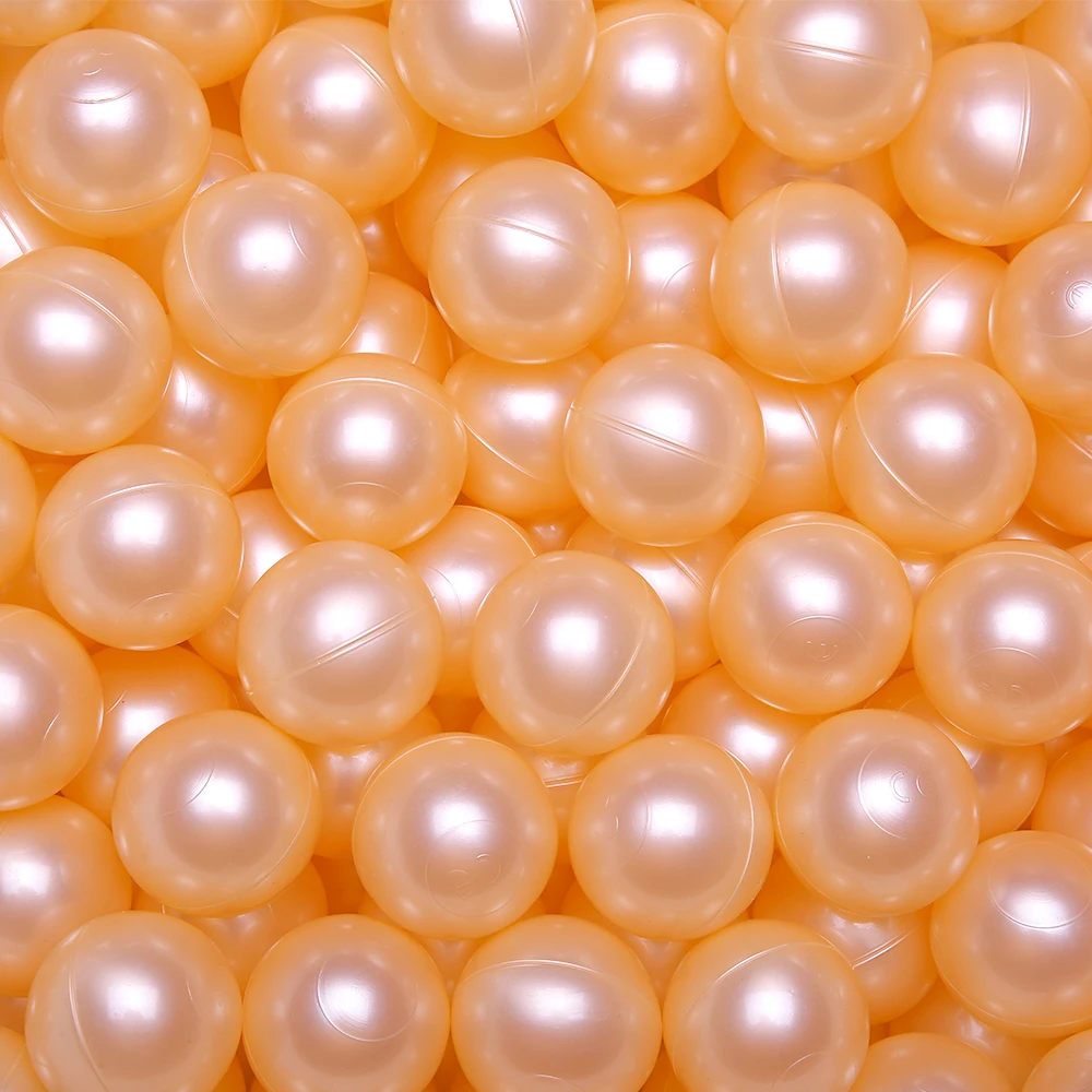 5.5 سنتيمتر 100 قطعة الكرة حفرة الكرة الشمبانيا اللون المحيط كرات الأطفال ألعاب داخلية وخارجية