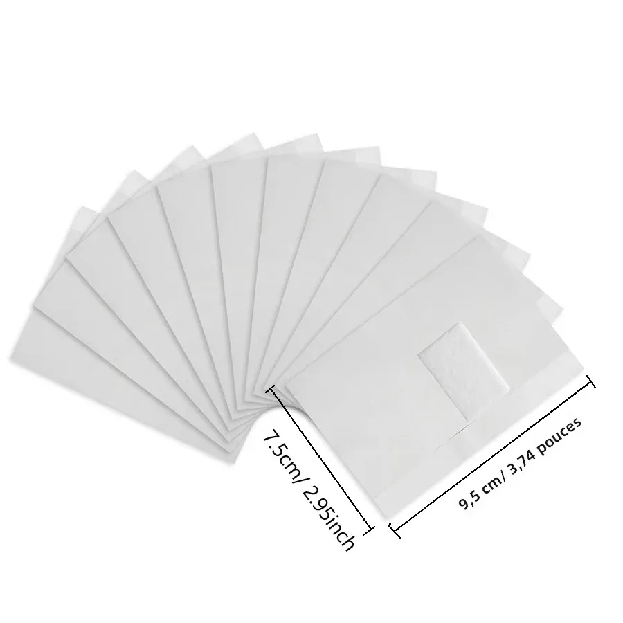 100 قطعة حقيبة الألومنيوم احباط مسمار الفن نقع قبالة البولندية إزالة الأظافر يلتف منشفة هلام مزيل مانيكير أداة