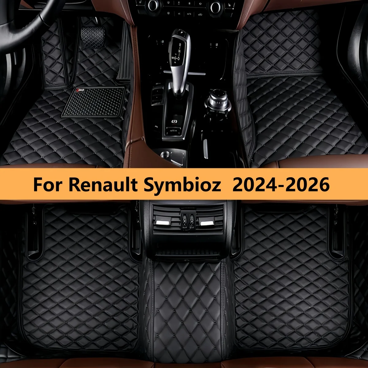 

Автомобильные коврики для Renault Symbioz 2024 2025 2026, автомобильные аксессуары, кожаные, водонепроницаемые, противоскользящие, для ног