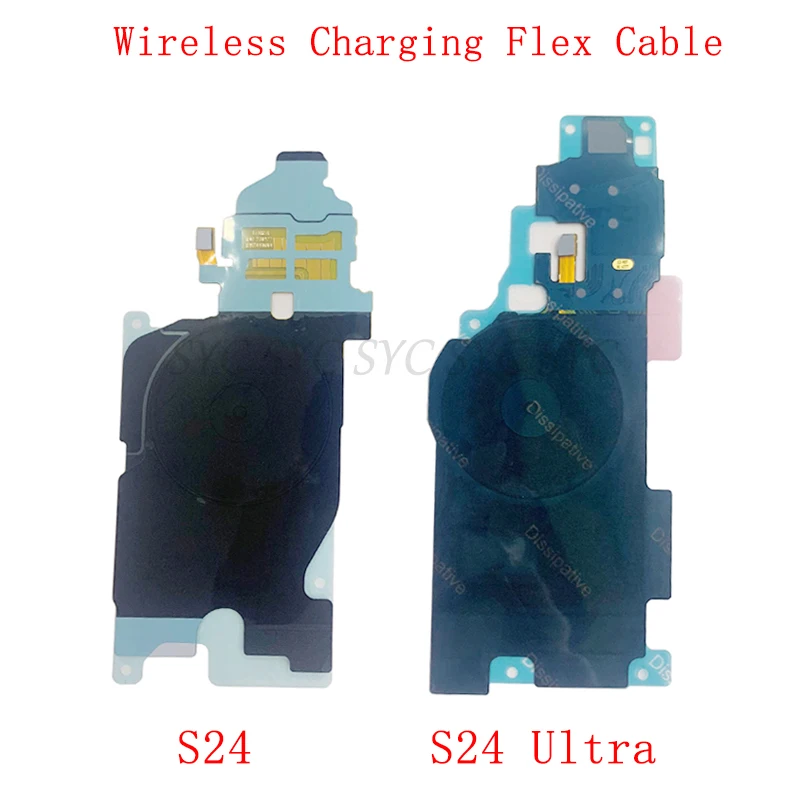 

Гибкий кабель датчика беспроводной зарядки для Samsung S24 S921 S24 Ultra S928 NFC, модуль чипа антенны, запасные части