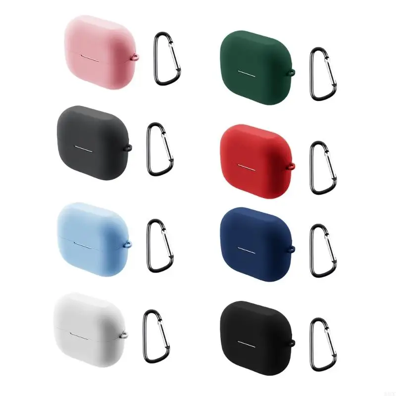 83CC Silicone Cover with Carabiner Protective Wireless Charging Headphone Wireless