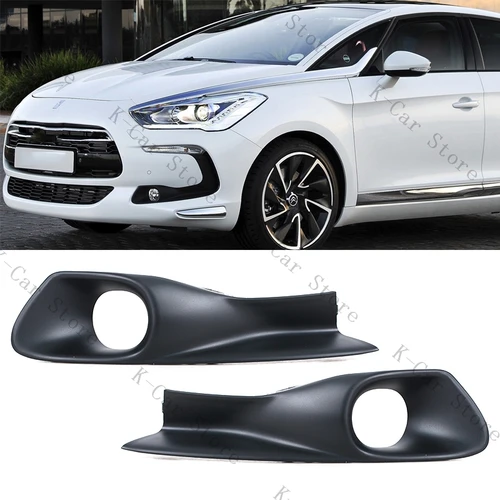 Cubierta de luz antiniebla de parachoques delantero para Citroen DS5, lámpara de conducción de rejilla, accesorios de coche, 9805007280, 9805007180