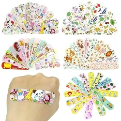 100pcs/120pcs Cartoon Band Aid Kawaii Wound Plaster for Kids Adhesive Bandages First Aid Dressing Strips Tape Patch Woundplast
