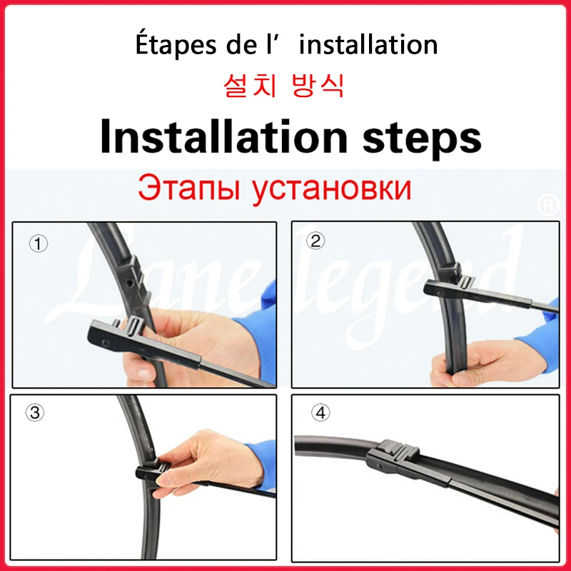 For Citroen Xsara Picasso 2005 2006 2007 2008 2009 2010 Front Rear Wiper Blades Windshield Windscreen Car Accessories 26\