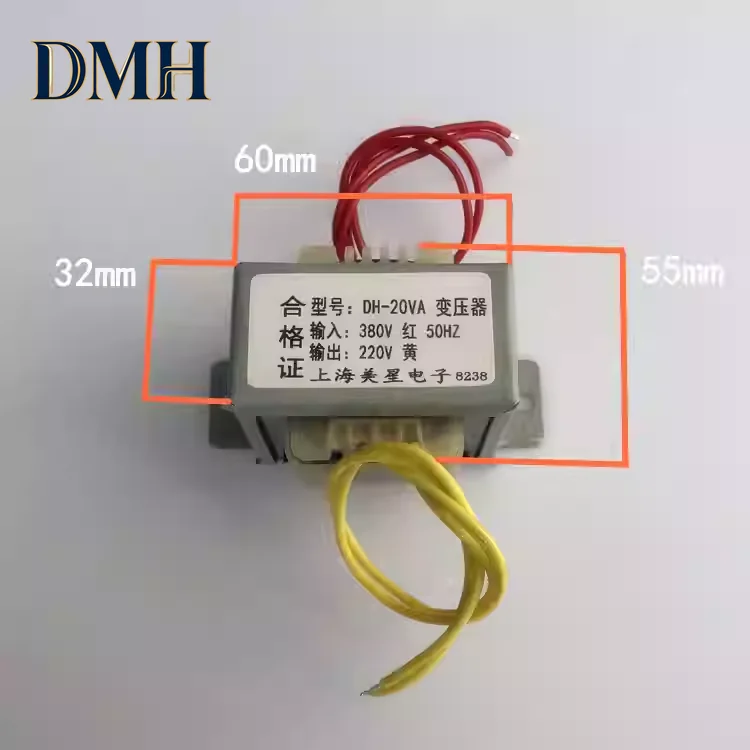 

Power Transformer DH-20VA 380V to 220V Industrial Control Circuit Board Mainboard Transformer Security Instrument
