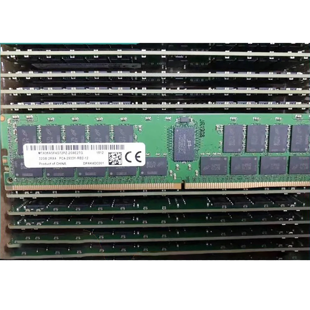 

For MT Memory 32GB 32G DDR4 PC4-2933Y 2933 2RX4 REG ECC RAM
