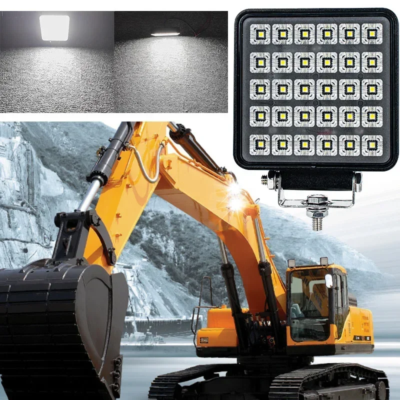 LED Equipment Work Lights with Integrated Toggle Switch Flood Led Work Lights for Excavator Grader Crawler Dozer Loader