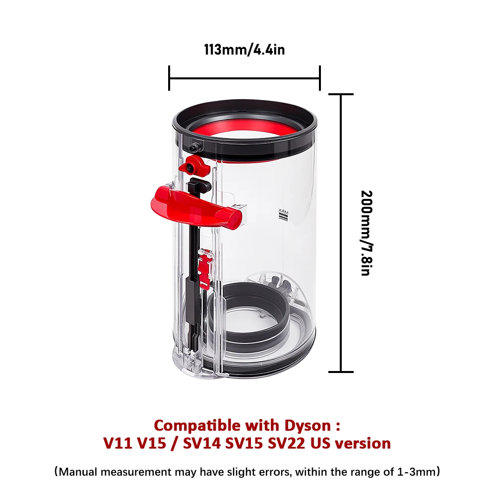 Staubbehälter und HEPA-Filter-Set für Dyson V11 V15 SV14 SV15 SV22 Staubsauger Staubbehälter Hinterfilter Ersatzteile – Detail 24