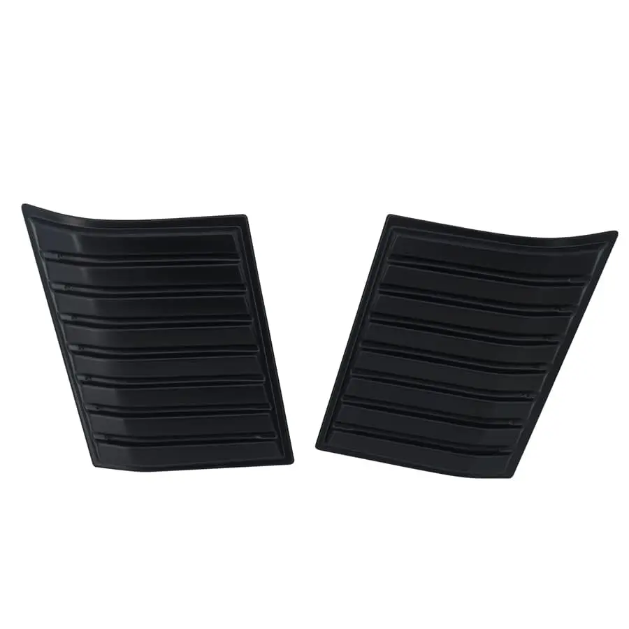 

2PCS Side Air Vent Bonnet Hood Cover Trim For Ford Ranger 2012-2022 ABS Plastic