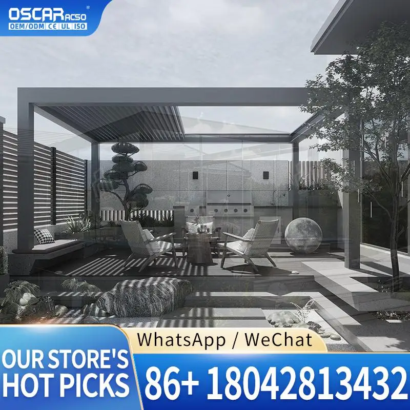 4x4 Pergola Bracket Kit for Outdoor Gardens and Backyards with Corner Connector Outdoor Structure Wood PE Aluminum Kit Factory D