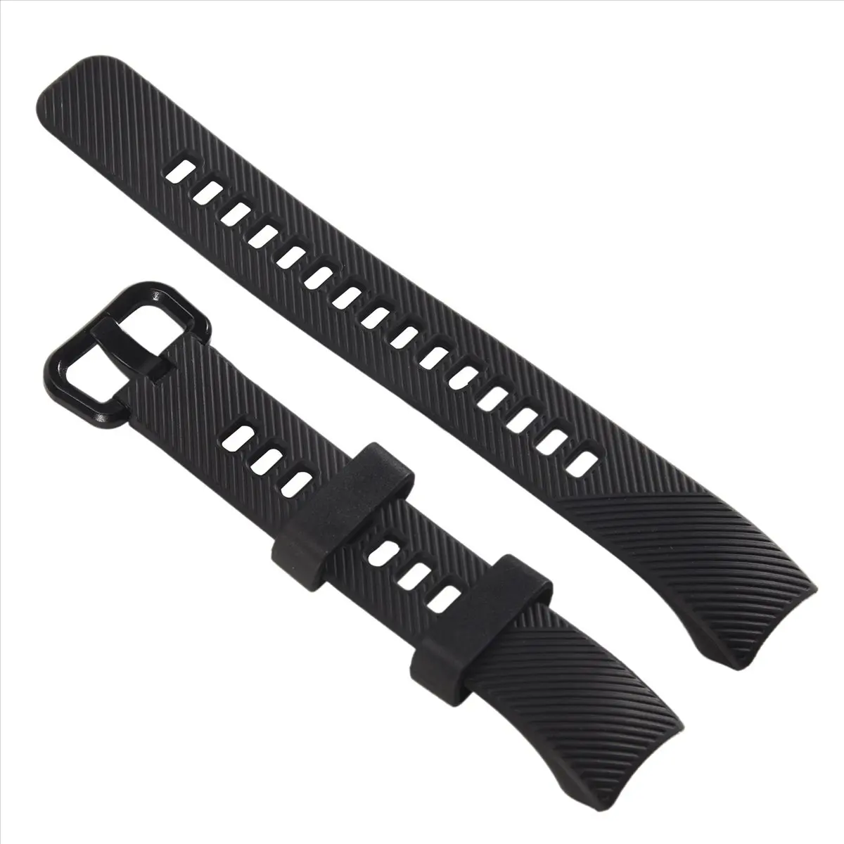 SCLS Sport WatchBand Strap for 4 Watch Band Soft Silicone Replacement Bands Strap for 5 Strap Black
