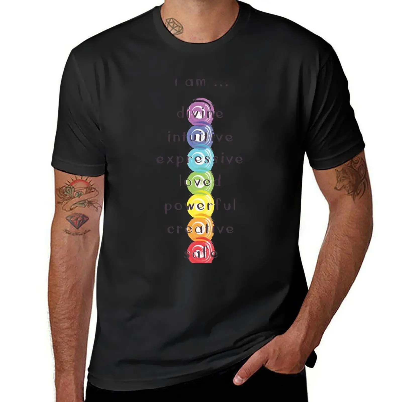 Chakra Meditation T-Shirt cute clothes korean fashion anime mens graphic t-shirts funny