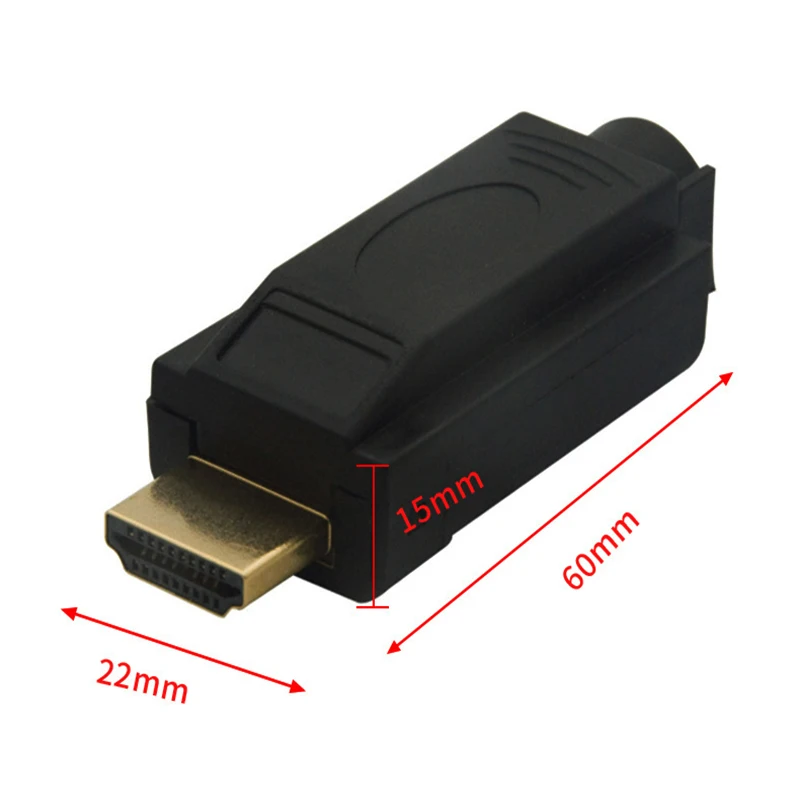 1PCS HDMI-compatible Solder-free Plug Connector HDMI-compatible 2.0 Welding Connectors 4K HD Line Repair DIY Male Adapter ﻿