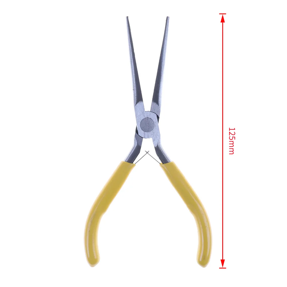 1Pc Needle Nose Pliers 5''/125mm Long Nose Plier tool Multi Forceps Repair Hand Tools.
