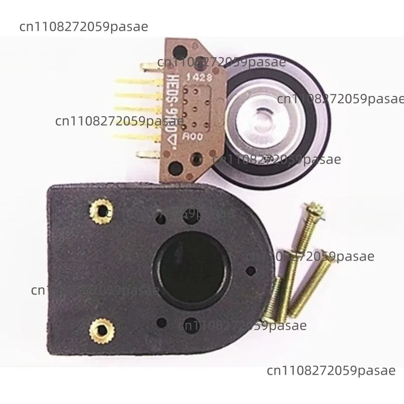 Industrial Encoder HEDS-9100#B00, 2-channel, 1000-line, Complete Set Including Reader, Encoder Disk, and Housing