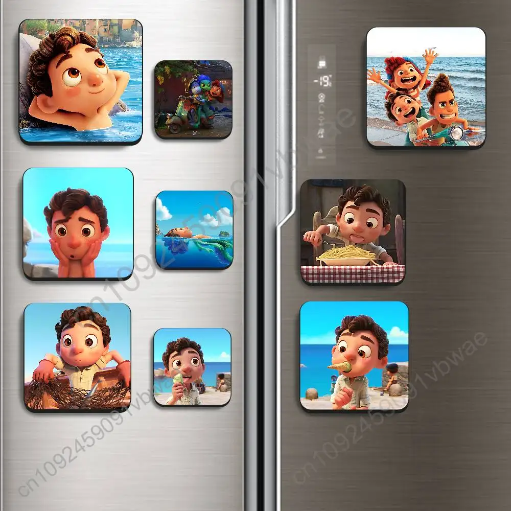 Summer atmosphere Luca Paguro BestSelling Refrigerator Magnetic Sticker Fridge Magnets Adhesive to Metal Surfaces Leaves