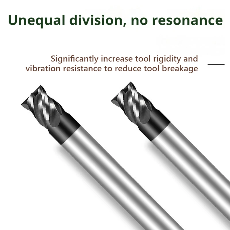 HRC60 End Mill with Short Flutes 1 2 3 6 8 9-12mm CNC Milling Cutter Solid Carbide Stainless Steel for Aluminum and Steel Metal