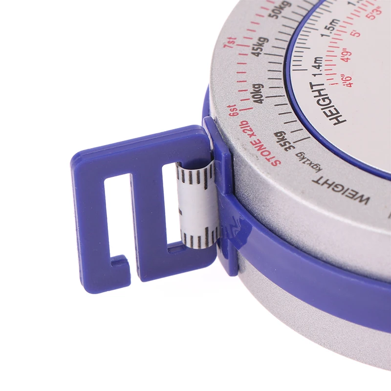 BMI Calculator Automatic Telescopic Tape Measure Body Measuring Tape Centimeter Sewing Ruler Tools Weight Loss Tape Measurement