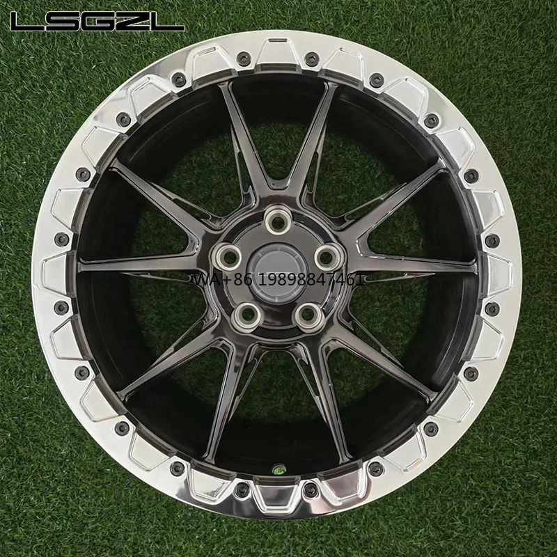 

Custom Forged Alloy 5x127 5x112 5x130 5x114.3 Beadlock Car Wheel Rims 15 18 19 20 22 24 Inch Wheels for Luxury Cars