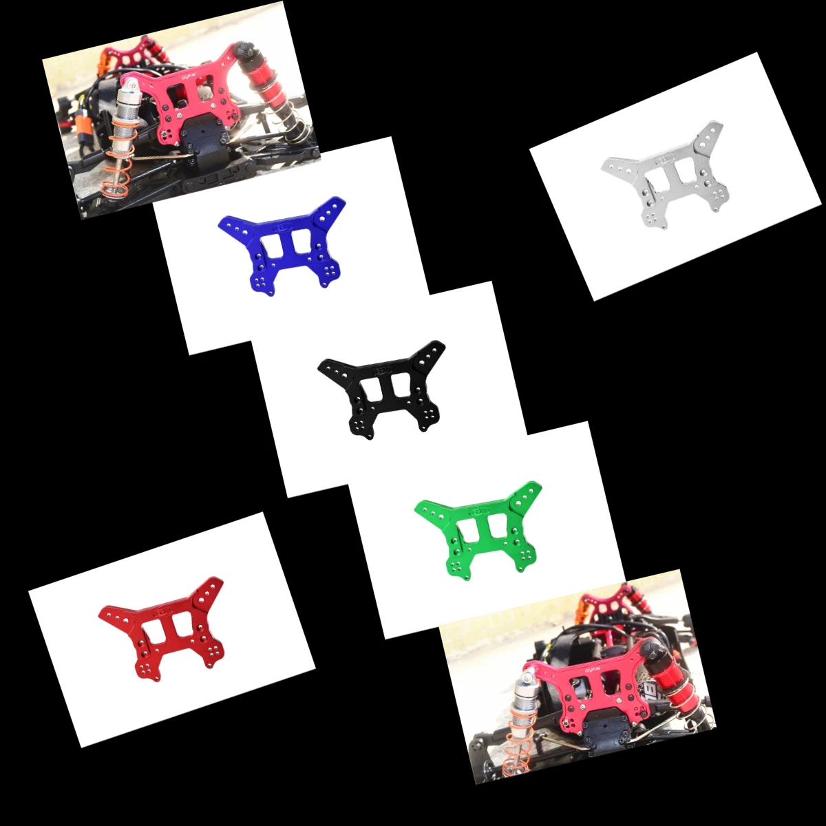 

GPM ARRMA 1/8 Typhon 6S BLX Typhon 6S V5 7075 For Alloy Rear Shock Tower