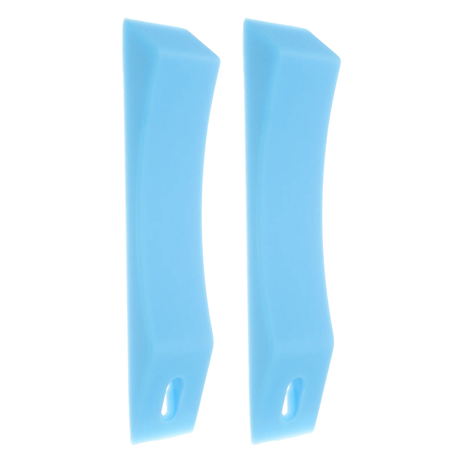 

2 Pcs Trailer Protection Mat Rv Level Blocks Wheel Ramps Leveler Leveling for Travel Car Silica Gel Camper