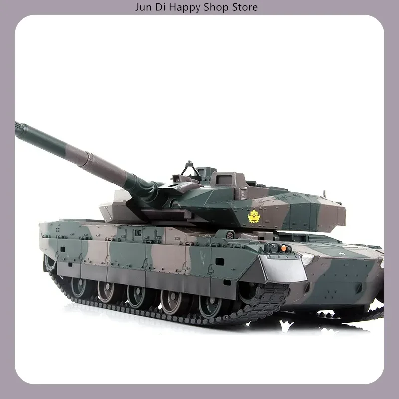 Remote Controlled Battle Tank Toy 1:10 Scale Simulation Large RC Tank Model for Boys Educational Science Interactive Gift