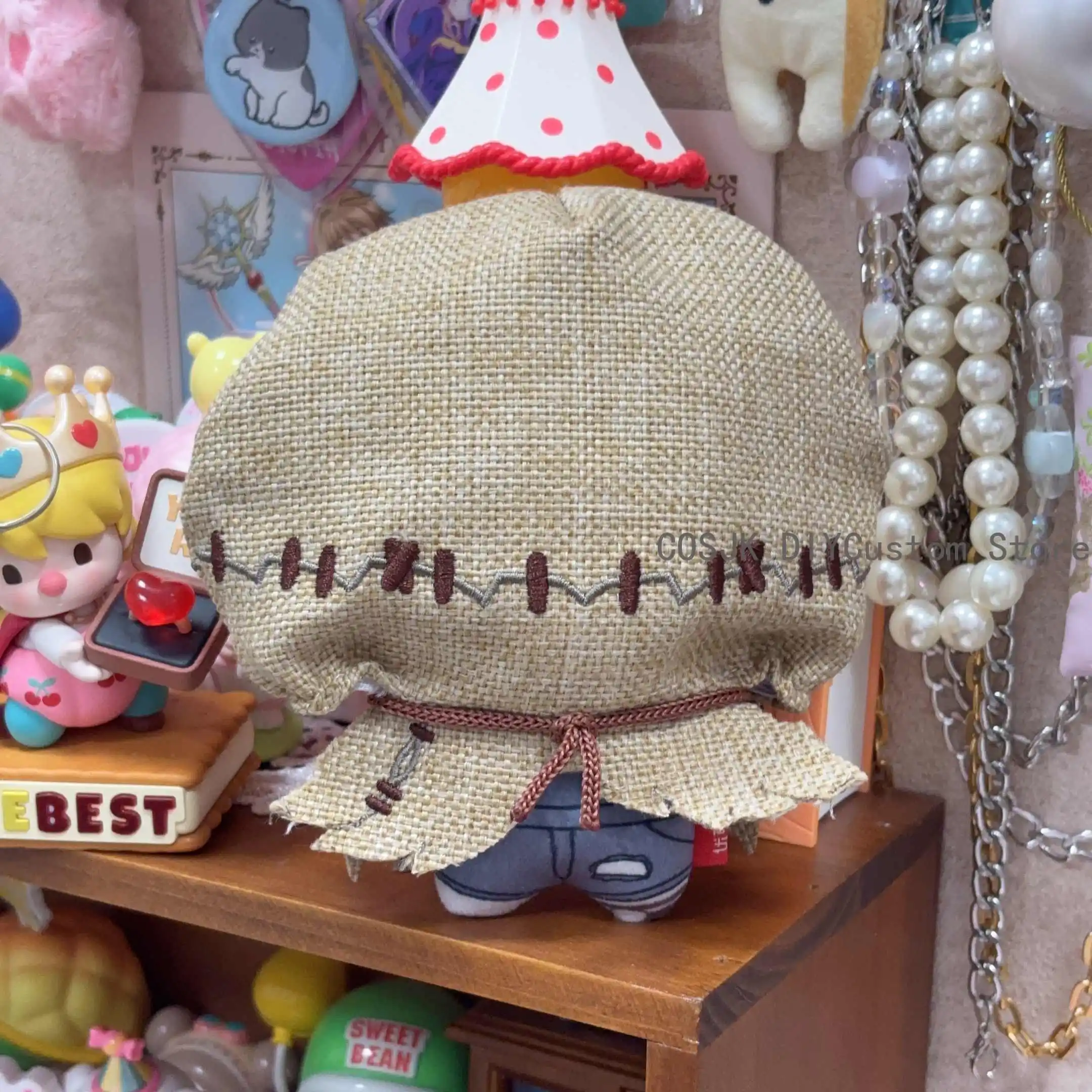 أنيمي الهوية الخامس روبي الأبيض الفأس الصبي لطيف Maumet دمية اللعب Baskpack قلادة المفاتيح التميمة هدايا عيد الميلاد #5