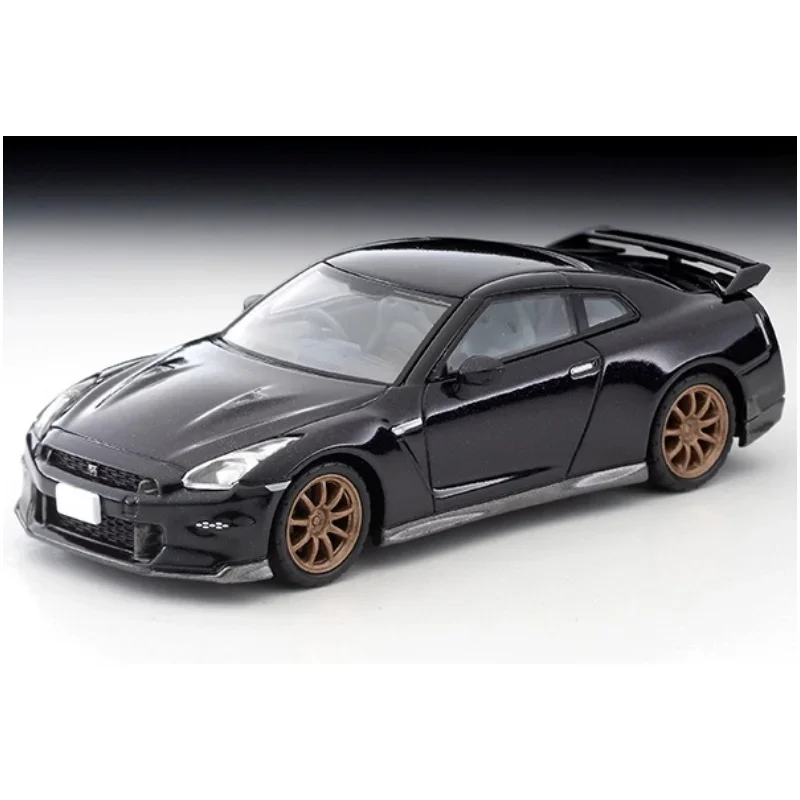 TOMYTEC TLV 1:64 August N316b NISSAN GT-R Midnight Purple alloy die-cast static car model, boys collection decorative toy.