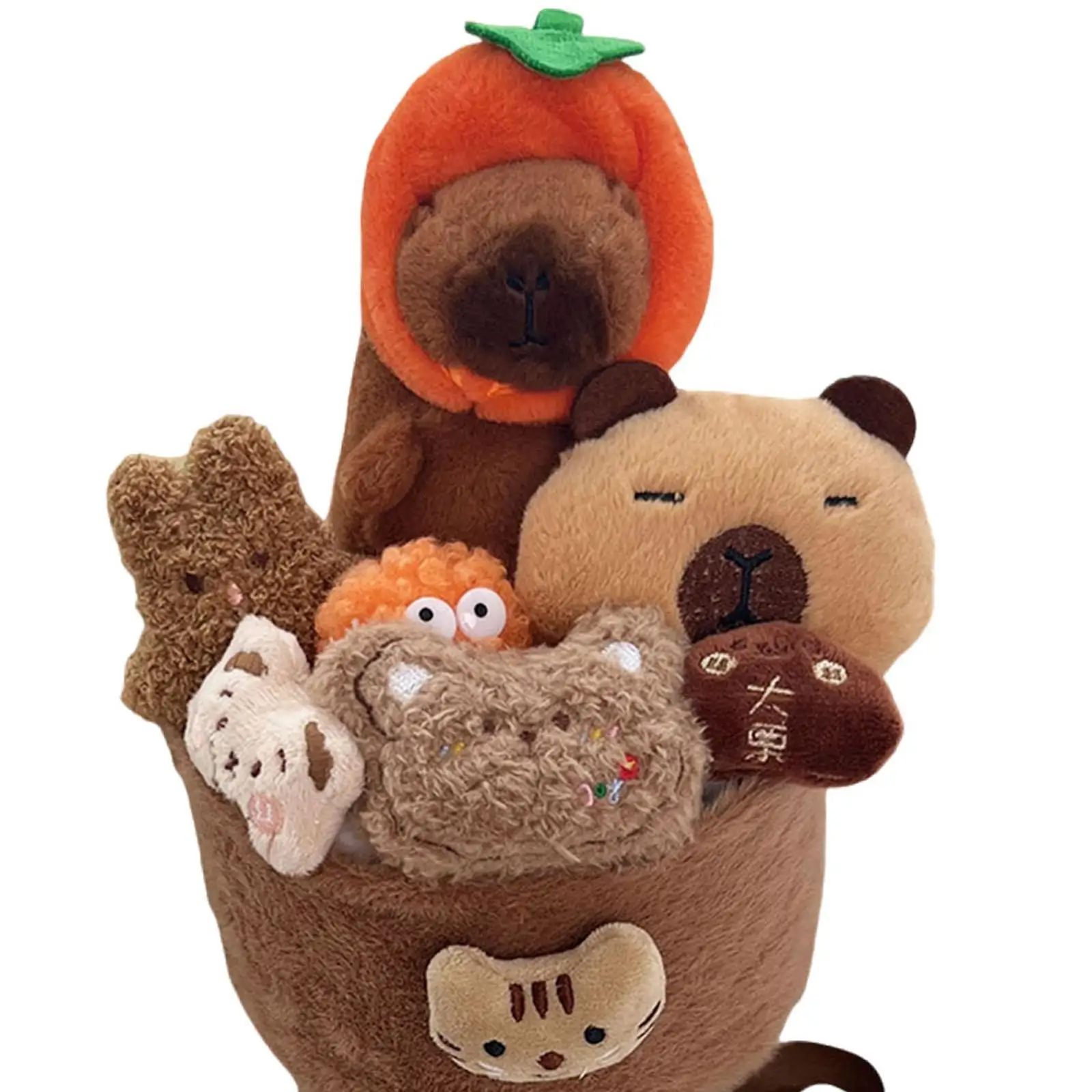 Plush Doll Bouquet Plush Toy Cute Home Decoration Artificial Flower Bouquet Stuffed Animal Doll for Graduation,Valentines Day