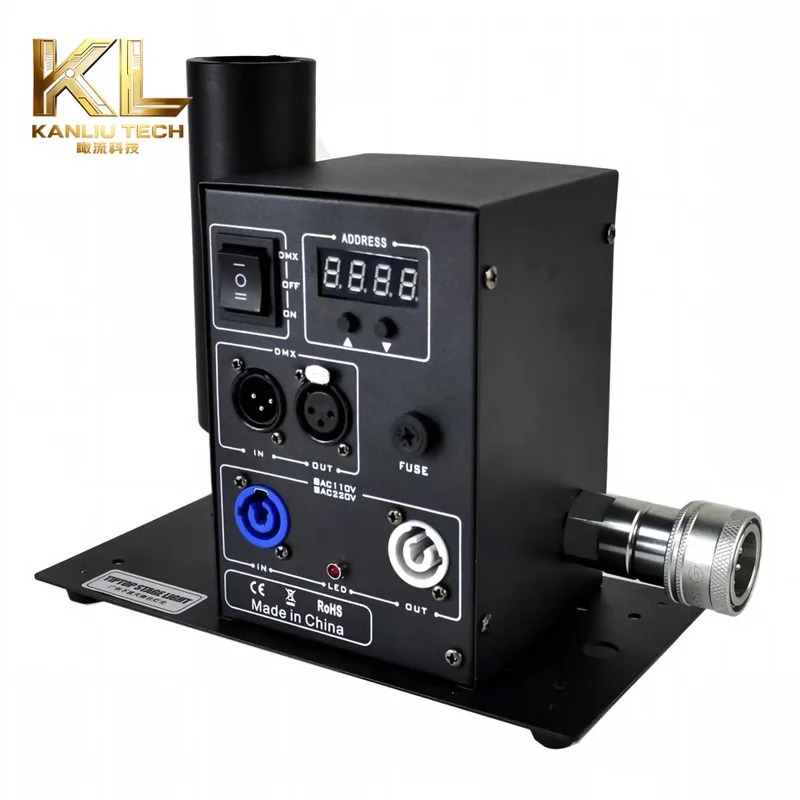 Single Pipe CO2 Jet Machine LCD Display Remote Control CO2 Cannon With 6M High Pressure Hose For Stage DJ Wedding Party Effect