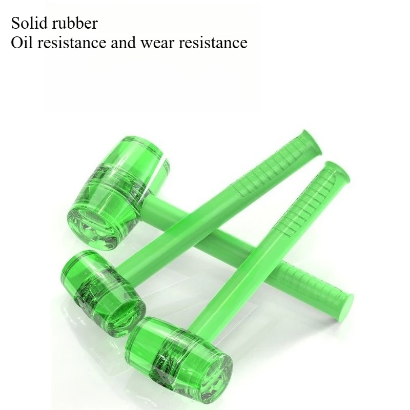 Transparent solid rubber high-elasticity ceramic tile floor tile beats shockproof bending hammer.
