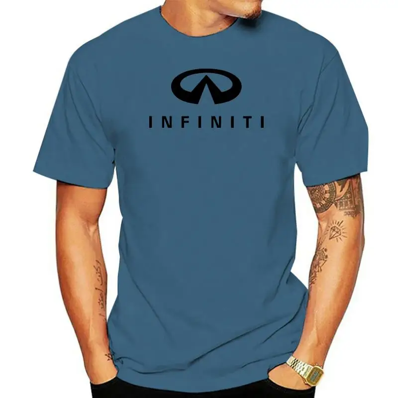 New Summer Mens Short sleeve Infiniti car Logo printing T-Shirt high quality Cotton Men T-shirt+shorts