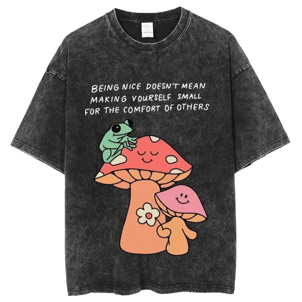 Cartoon Frog T Shirt Spring Summer Leisure Large Women's T-shirt Harajuku Fashion Versatile Kawaii Anime Tshirt Breathable Soft