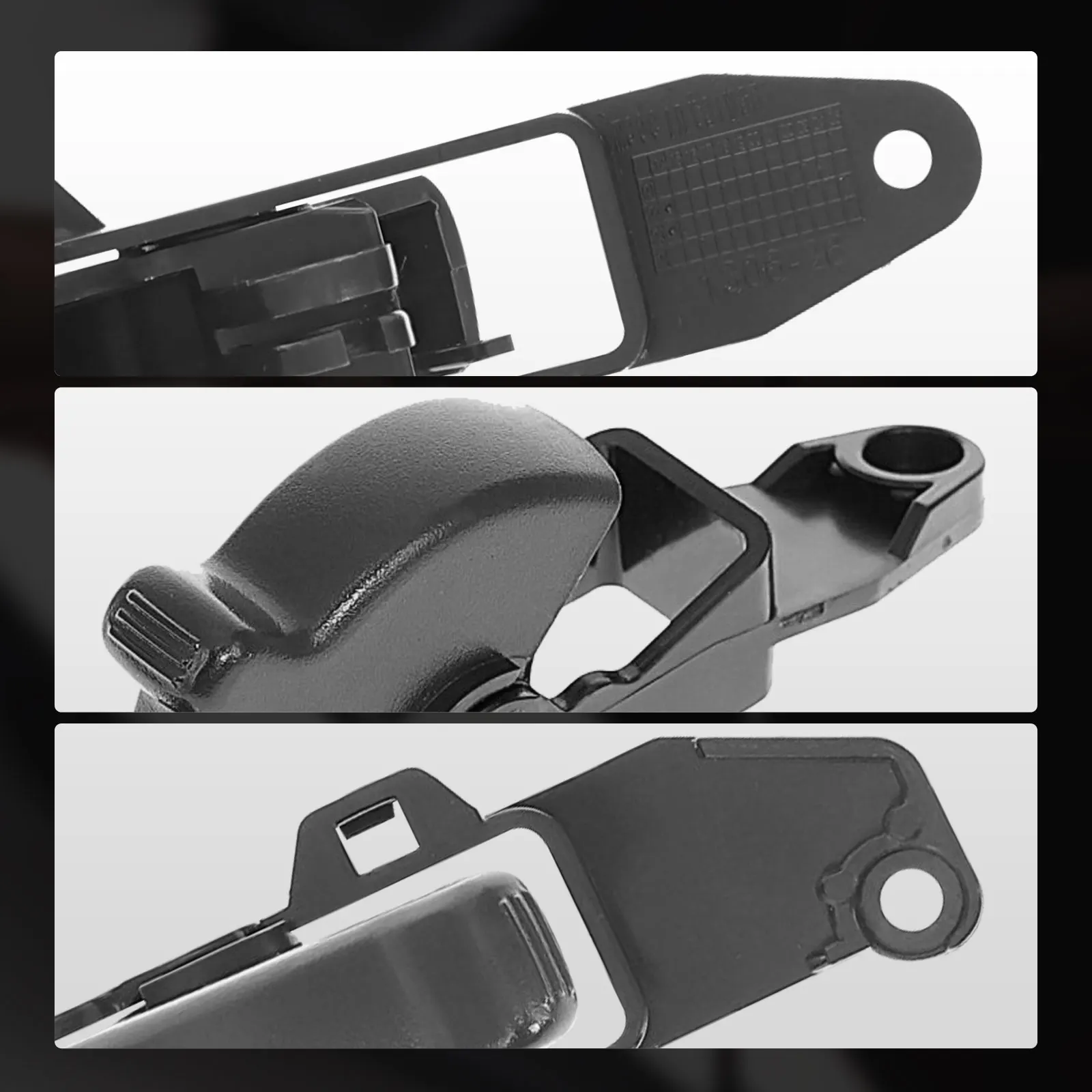 A-Premium Rear Driver Side Dark Gray Interior Door Handle for Nissan Quest 2007