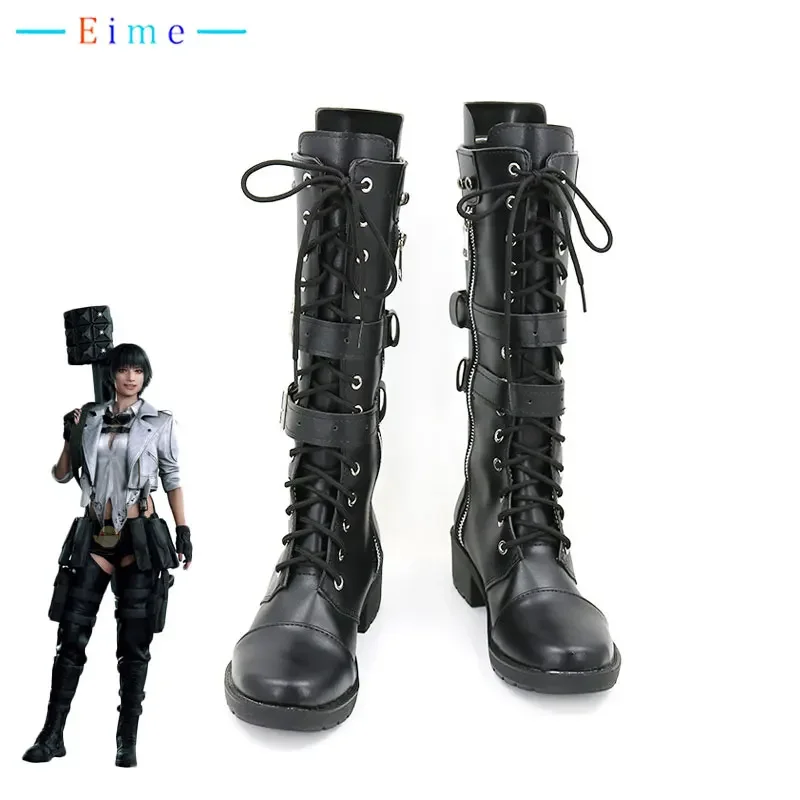

Lady Mary Cosplay Shoes Halloween Carnival Boots Anime PU Leather Shoes Cosplay Props Custom Made