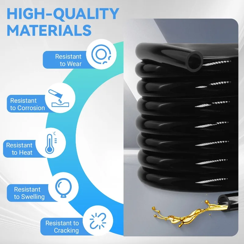 Flexible TPU Fuel Hose 2x3.5/2x4/2.5x5/3x5/3x6/4x6/5x8/6x8/7x10mm Car Motorcycle Fuel Tank Model Aircraft Engine Fuel Pipe