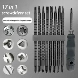 17/13 In 1 Triangle Screwdriver For Xiaomi Special Shaped Magnetic Screw CRV Torx Key Set Telescopic Alloy EDC Repair Household