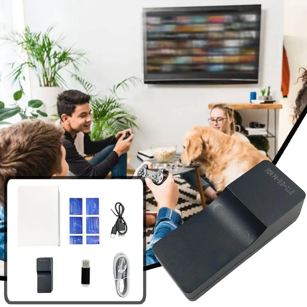 

USB-ключ для игровой консоли PS4 версии 9,0/11,0 и системы, обновленная версия с одним нажатием, Φ WIFI, нет необходимости отключать C9Q1