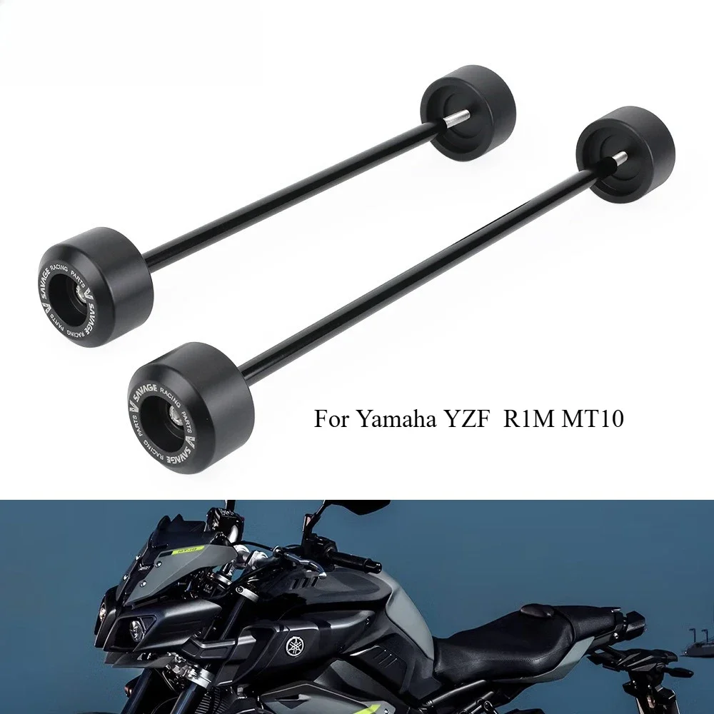 

MT-10 Frame Slider Front Rear Axle Wheel Crash Sliders For Yamaha YZF R1 R1M MT10 MT 10 SP 2015-2024 YZF-R1 Swingarm Spool Stand