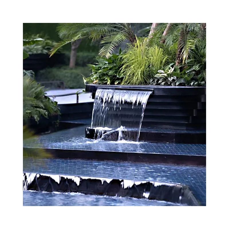 custom.Modern DiKai Commercial Outdoor Curtain Fountain Custom 304 Stainless Steel Film Feature 2-Year Warranty